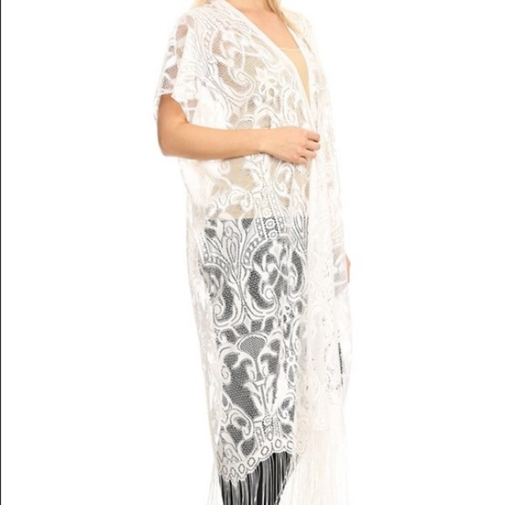White Kimono / Cardigan - Picture 4 of 5